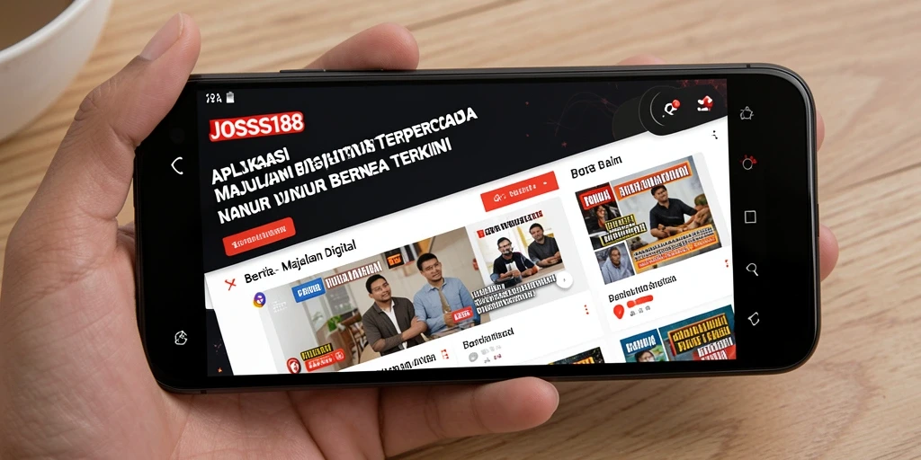 Antarmuka JOSS188 yang modern dan mudah digunakan.