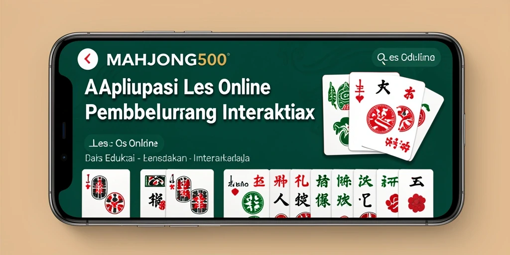 Tampilan antarmuka MAHJONG500 yang menarik dan interaktif.