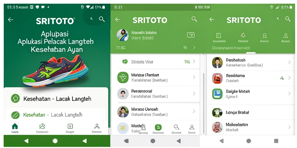 Tampilan antarmuka SRITOTO yang sederhana dan informatif.