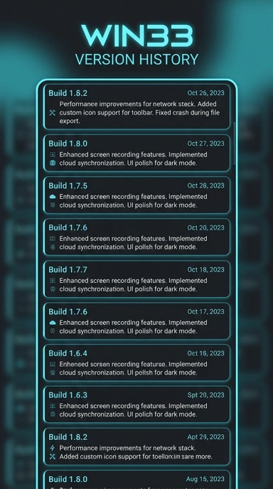 Riwayat Versi Terbaru win33 untuk Pengguna Android